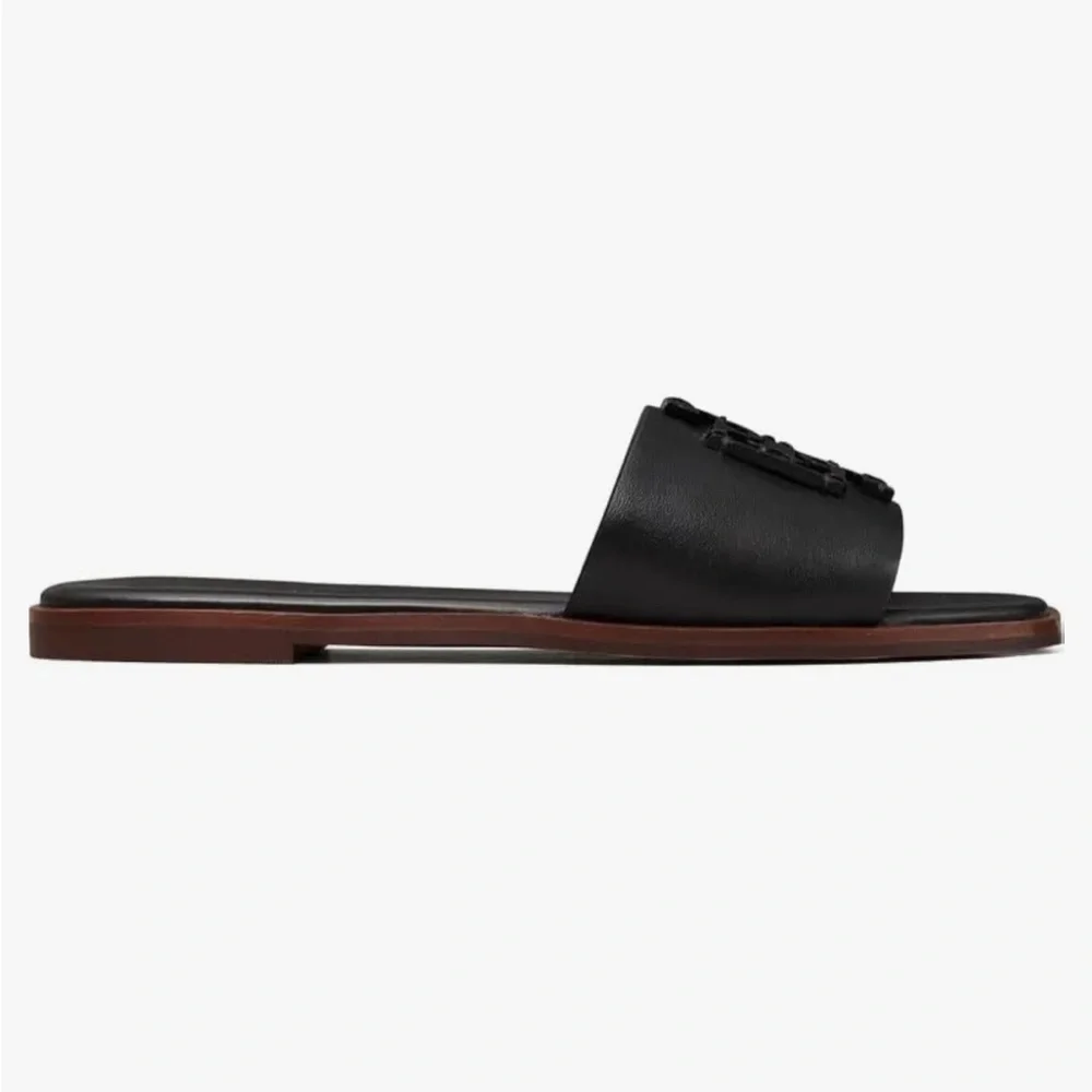 Tory Burch Black Ines Sandals - Picture 3 of 7